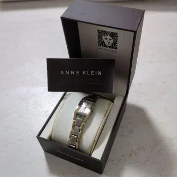 ANNE KLEIN 아날로그 손목시계 실버/골드