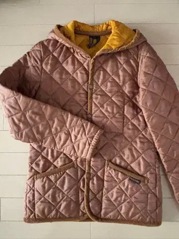 LAVENHAM 퀼팅 자켓 후디 36