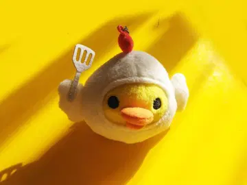 리락쿠마 키이로이토리 계란 볼체인 포함 봉제 인형