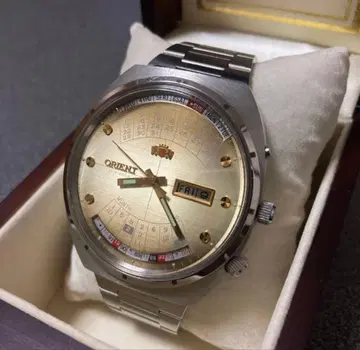 [ 미사용 ] 데드스탁 오리엔트 만년 달력 빈티지 1980년대