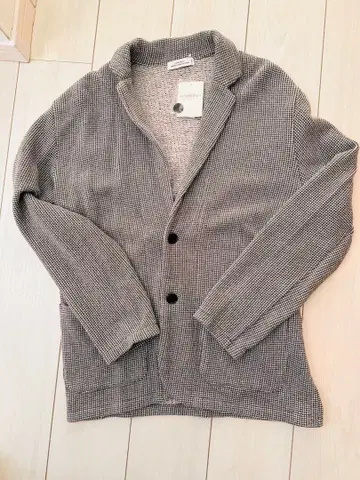 UNITED ARROWS 체크 무늬 가디건