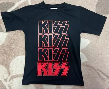 KISS 키스 로고 T셔츠 M 사이즈 블랙 반팔