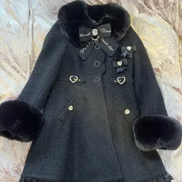 LIZLISA 사이드 하트 버클 A라인 코트