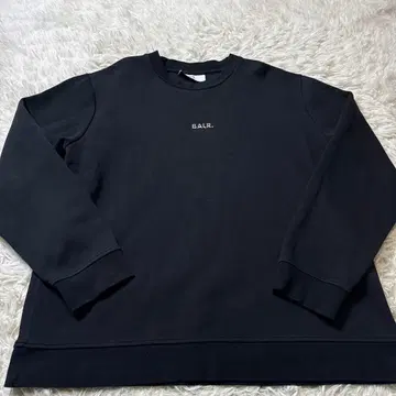 BALR. 블랙 맨투맨 트레이닝복 남성용 사이즈 XL