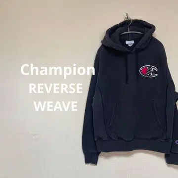Champion REVERSE WEAVE 후드티 블랙