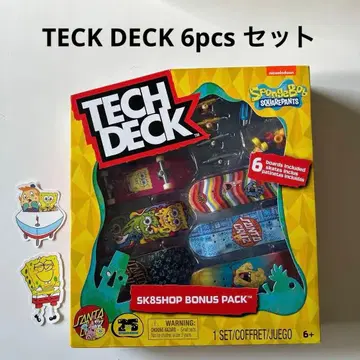 테크 데크 테크데크 스펀지밥 x 산타크루즈 6개 세트