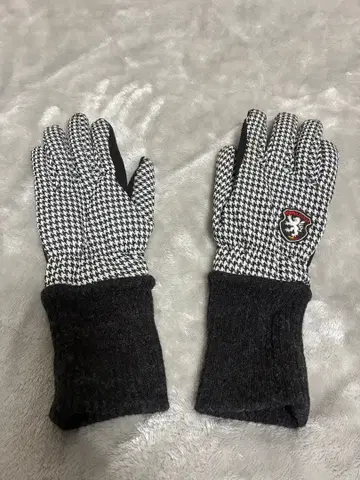 KAPELMUUR 윈드 쉴드 니트 그로브 치도리 격자 L