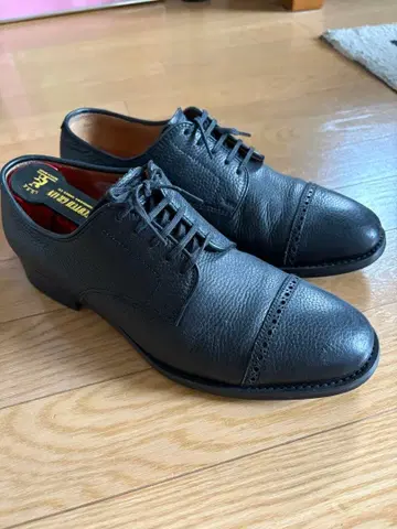 유나이티드 애로우즈 가죽 신발 블랙