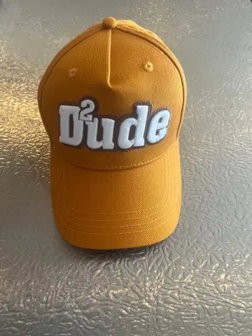 Dsquared2 오렌지 캡 Dude 자수