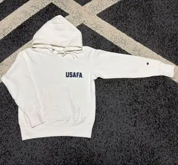 Champion Reverse Weave USAF 후드티 복각 파랑 택