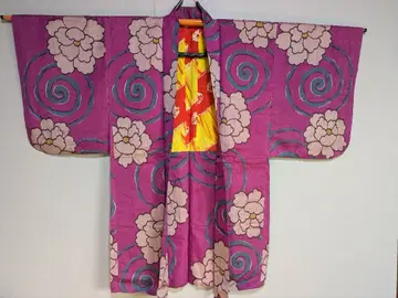 Ck92 명선 겉옷 핑크에 모란 앤티크