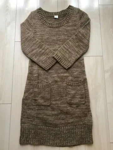 니트 원피스 브라운 common meets uncommon