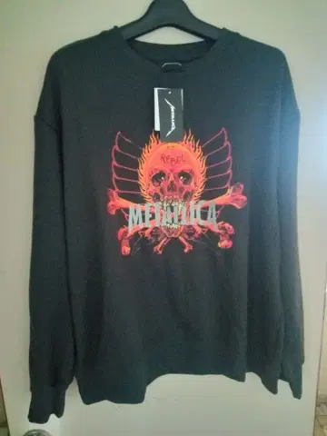 METALLICA 메탈리카 트레이닝복 맨투맨 다크 그레이 L 사이즈