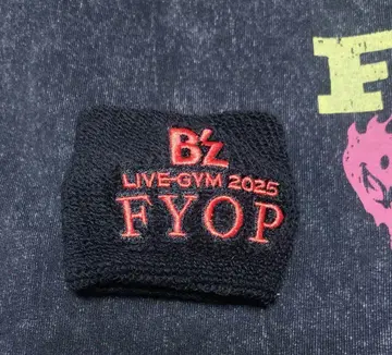 리스트 밴드 블랙 B'z LIVE GYM 2025 FYOP