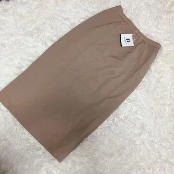 [ 새상품 ] 미즈레이코 롱 타이트 스커트 베이지