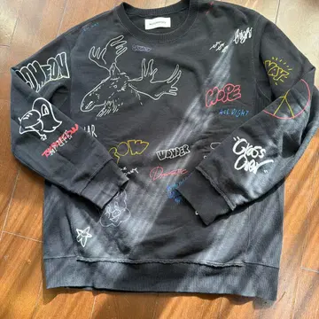 MIYAGIHIDETAKA 미야기 히데타카 그래피티 페인트 크루넥