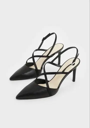 찰스앤키스 펌프스 하이힐 새틴 밤 크로스