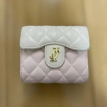 JILLSTUART 질스튜어트 지갑 2단 퀼팅 핑크