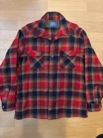 70s PENDLETON 펜들턴 보드 셔츠 울 셔츠