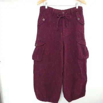 [ 마라이카 ] 가을/겨울 카고 팬츠 네프 원단 보르도 에스닉 동양풍