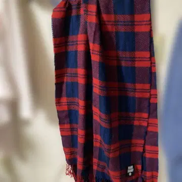 MARY QUANT 체크 무늬 머플러