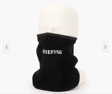 브리핑 니트 넥워머 블랙