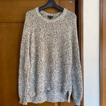 theory 긴팔 니트 S 화이트/블랙