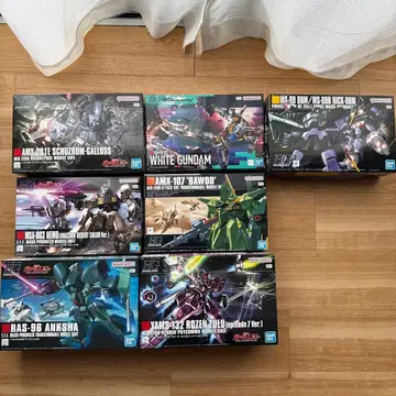 12/16까지 HG 건담 프라모델 묶음 판매 7점