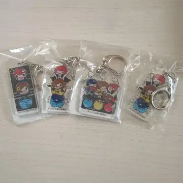 시그널 제로 랏다 페인트 빨간 머리 토모 아크릴 키링 A B C