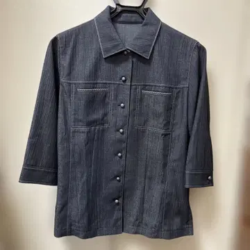 레리안 7부 소매 셔츠 네이비 컬러 11호