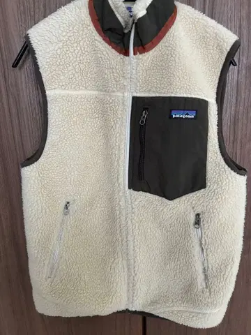 patagonia 레트로x 플리스 베스트 베이지 S