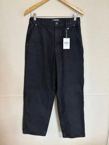 BLUETOWN 블랙 와이드 팬츠