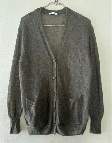 새상품급 JOURNALSTANDARD 시어 모헤어 믹스 V넥 가디건