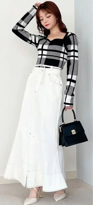 RESEXXY 데님 머메이드 스커트