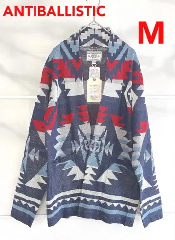 [ 미사용 새상품 ] 안티 발리스틱/오르테가 무늬/니트 가디건/M