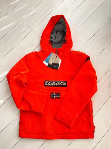 NAPAPIJRI 오렌지 마운틴 후드티