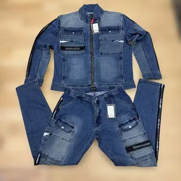 디노베이션 인디고 블루 상하의 세트 LL-3L