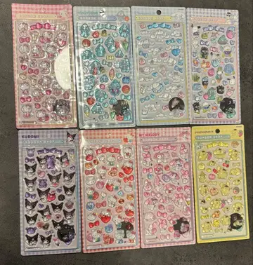 산리오 봉봉 드롭 씰 8개 세트