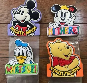 디즈니 미키 미니 도날드 푸우 티켓 홀더 레트로 레어