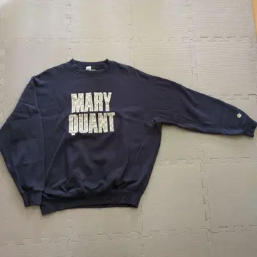 [ 새상품급 ] MARY QUANT x PUBLUX 꽃 와플 로고 맨투맨