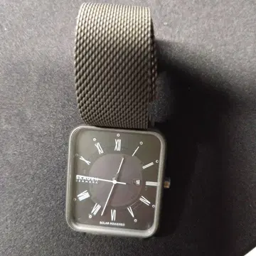 SKAGEN 솔라 구동 메쉬 벨트 시계