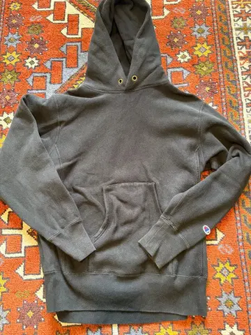 챔피언 리버스 위브 후드티 청단택 L