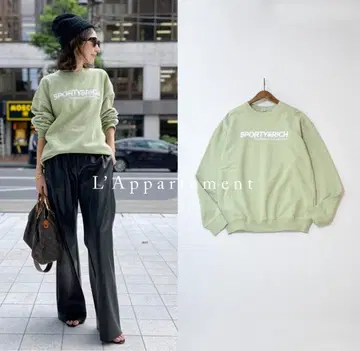 라빠르망 구매 SPORTY&RICH 맨투맨 풀오버