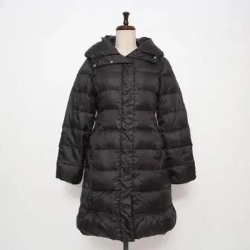 새상품급 프로포션 바디 드레싱 다운 코트 블랙 사이즈 2*LD1415