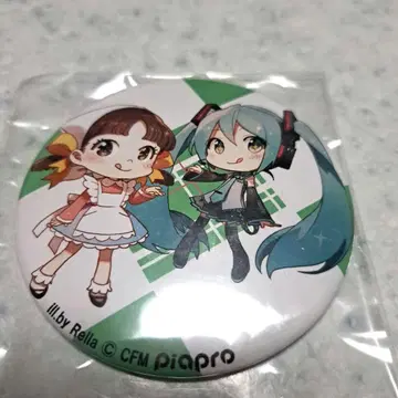 하츠네 미쿠 캔뱃지 페코짱 Rella 콜라보 후지야