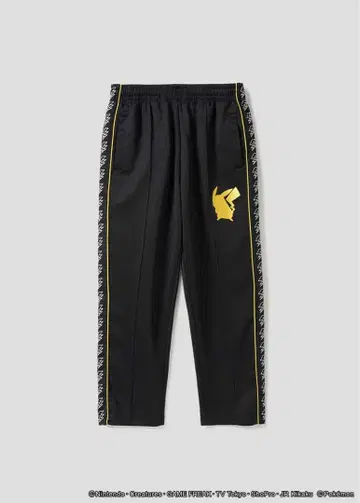 graniph 포켓몬 콜라보 피카츄 자수 트랙 팬츠