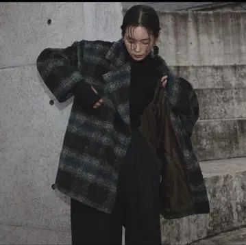 체크 코트 hellam