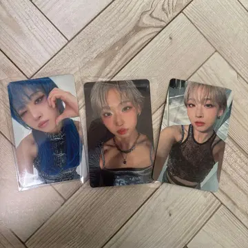 HANA JISOO 지스 블루진스 트레이딩 카드 ABC 3장 컴프