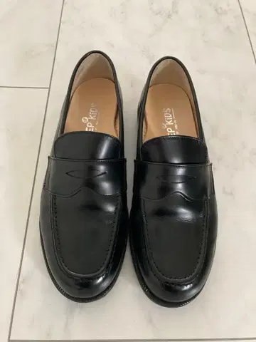 STEP UP KIDS 블랙 로퍼 24cm