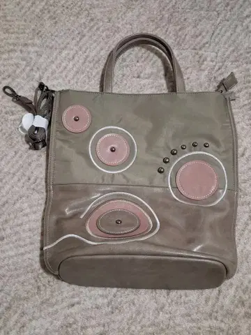 원형 장식의 캐주얼 핸드백 토트백 여성용